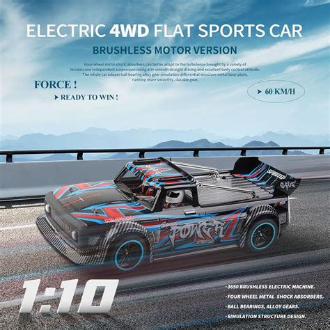 Buy GoolRC WLtoys 104072 RC Car, 1:10 Scale Brushless Remote Control ...