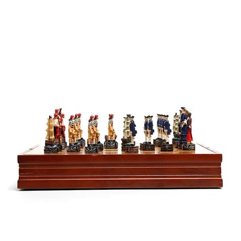 Buy DIBAO Chess Themed Resin Doll Chess Game Pirates of The Caribbean ...