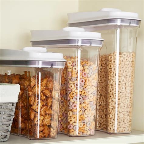 BPA Free Good Grips POP Cereal Dispensers by OXO - Keep Your Cereal Fresh!