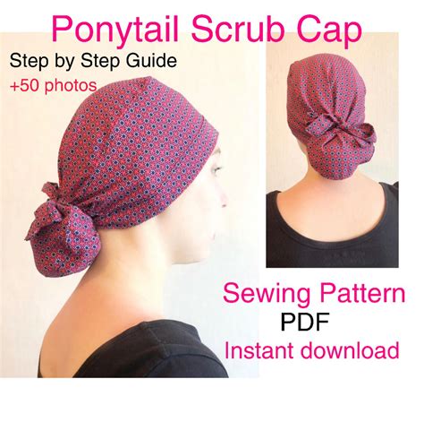 Image result for Free Scrub Cap Pattern