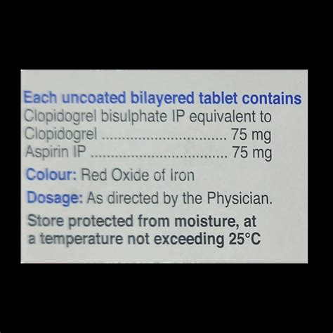 CLOPIVAS AP 75MG TABLET 15'S Price, Uses, Side Effects & Substitutes ...