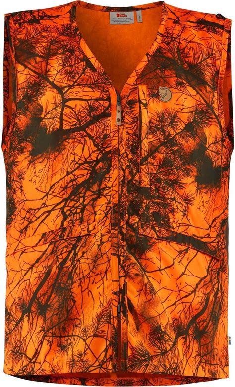 Fjällräven Varmland Vest - Orange Camo • Se priser