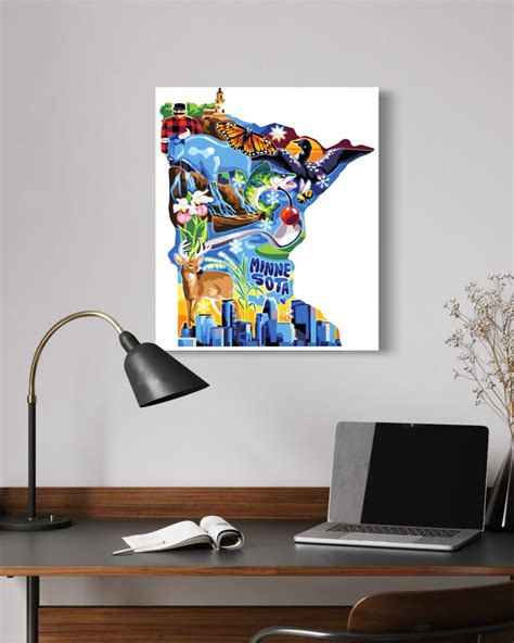 Minnesota Paint by Number Kit — GRAY DUCK ART