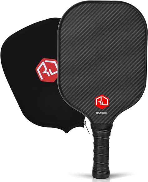 Amazon | RaE jessiE カーボンファイバーピックルボールパドル、USAPA T700 織3Kカーボンファイバーピックルボールラケットワールドチャンピオン サーフェステクノロジー ...