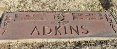 Aubrey Lee Adkins (1907-1976) - monumento Find a Grave