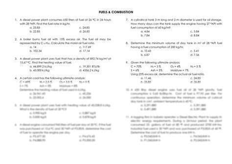 Image result for Combustion Example Problem