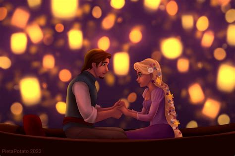 Rapunzel Lantern Fan Art Miacat On X: "And At Last, I See Tge Light