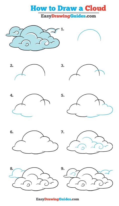 How to Draw Clouds - Really Easy Drawing Tutorial