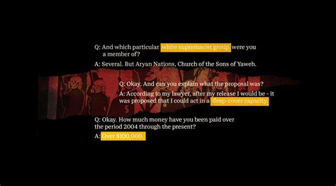 The FBI informant who helped white supremacists, Joshua Caleb Sutter