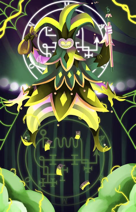 [HELLUVA BOSS] Mammon - The Web of Greed by draniae on DeviantArt
