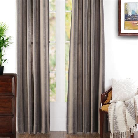 Buy MASPAR Beatitude Striped Door Curtain Pair - 125 x 228 cm from ...