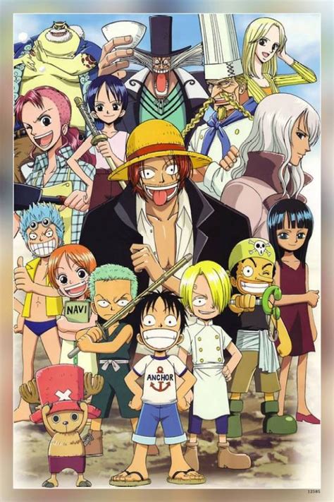 One Piece Gang Anime One Piece Matte Finish Poster P-12585 Paper Print ...