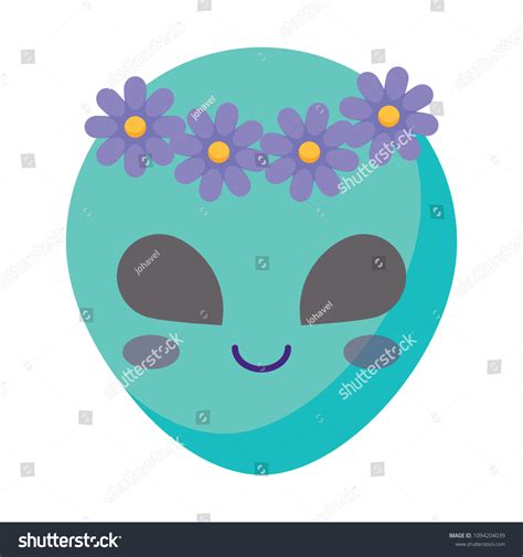 Cute Alien Icon Stock Vector (Royalty Free) 1094204039 | Shutterstock
