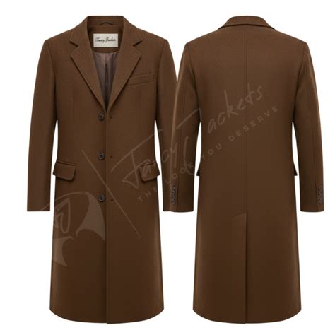 Mens Brown trench coat | Fancy-Jackets