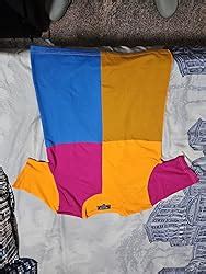 Buy BLANCD Women's Pure Cotton Casual Oversized Colourblock Round Neck ...