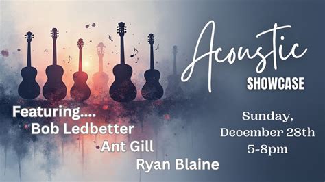 Triple Acoustic Showcase @ CraftWorx Taproom, 5615 Wellington Road, 101 ...