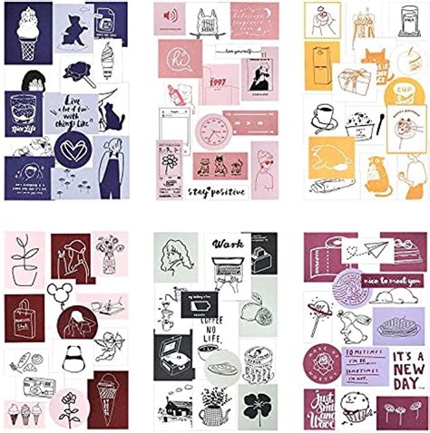 Mayplous Minimalistic Scrapbook Sticker Pack for Adults and India | Ubuy