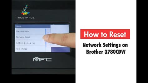 Image result for MFC-9340CDW Printer Network Menu