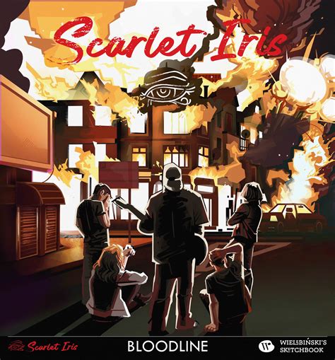 ArtStation - Cover for the band "Scarlet Iris"