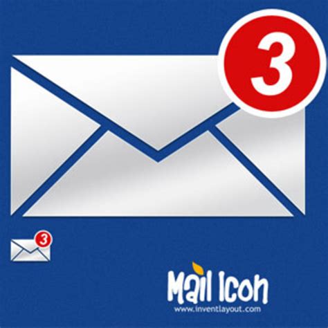 Image result for Notification On Mail Icon