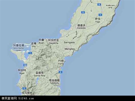 关岛地图 - 关岛卫星地图 - 关岛高清航拍地图