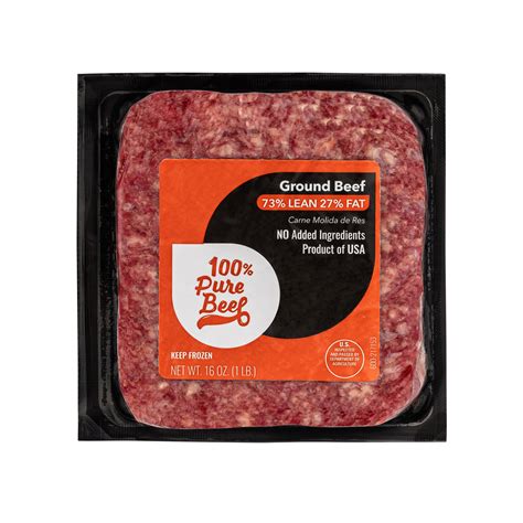 Ground Beef 73% Lean 1 LB