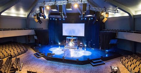 Soundscape install at First Assembly Church in Calgary | d&b audiotechnik