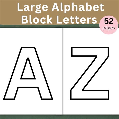 Image result for Large Block Letters