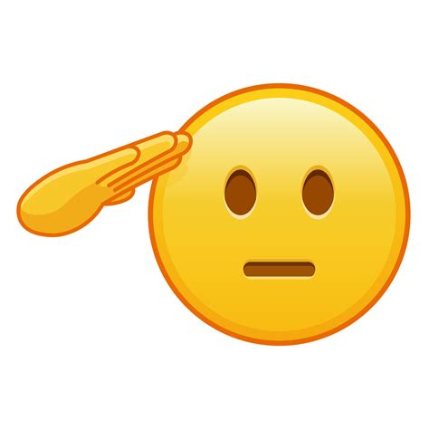 Emoji with hand on face Large size of yellow emoji smile 20559006 ...