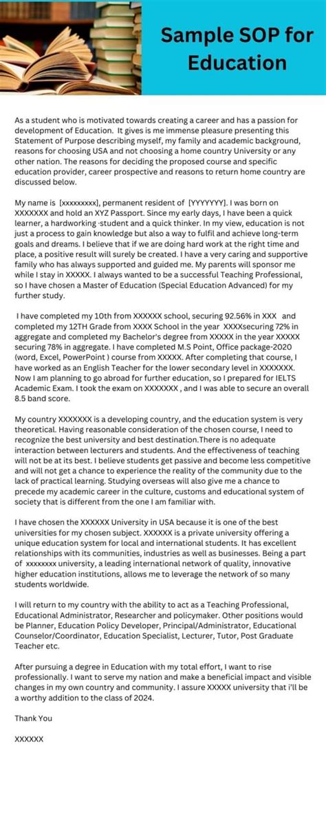 SOP for Education: Format, Sample, and Tips