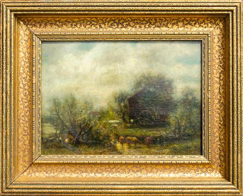 Charles Henry Miller - Original Impressionist Painting by American Artist Charles H. Miller For ...