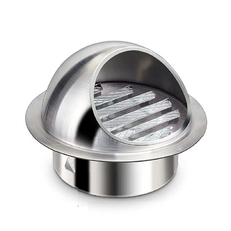 4 Inch Wall Vent Cover Allvent Stainless Steel Round Exhaust ...