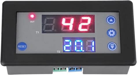 Buy sjlerst 12V Timing Delay Relay Module Cycle Timer Digital LED Dual ...