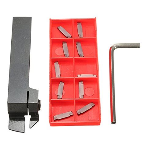 MGEHR1616 Parting Off Turning Tool Holder with 10pcs MGMN200 Carbide ...