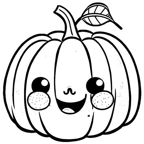 Cute Pumpkin Coloring Pages - Editorial Technologica