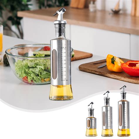 xaoyunyn Automatic Opening and Closing Nozzle Oil Bottle for Kitchen ...