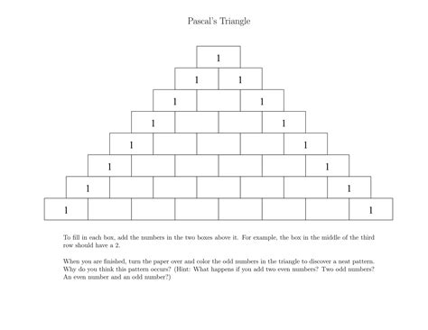 Pascal Triangle for Math 的图像结果