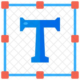 Text box Icon - Download in Flat Style