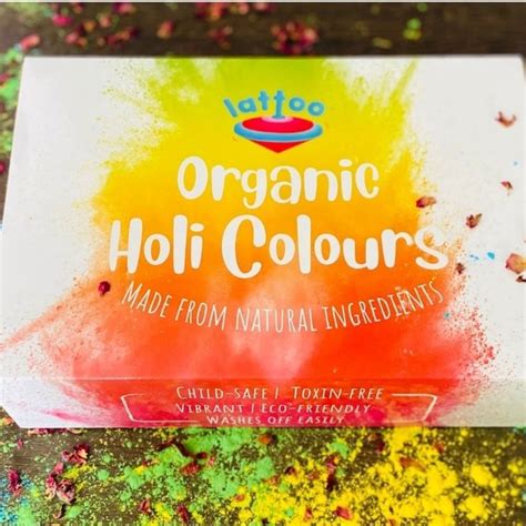 Buy Premium Organic Holi Colours Set of 4 – Popup Kids