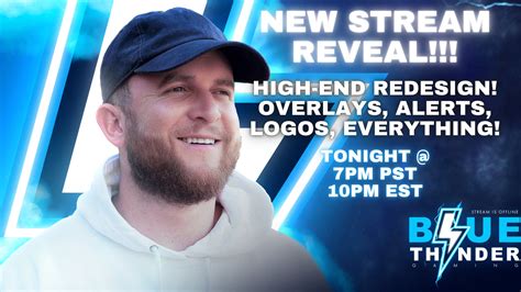 Blue Thunder on Twitter: "NEW STREAM DESIGN REVEAL! Tonight at 7pm pst ...