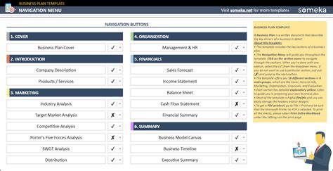 Google Sheets Business Plan Template 的图像结果