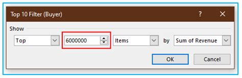 How to Filter Data in PivotTable 的图像结果