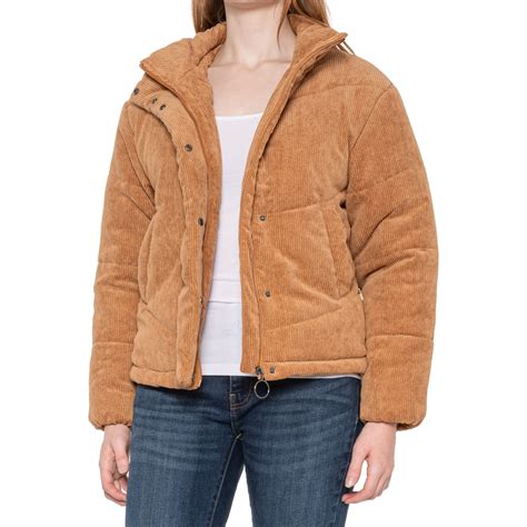LIV OUTDOOR Kiara Quilted Corduroy Puffer Jacket - Insulated - Save 53%