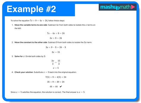 Rezultat imagine pentru Solve Multi-Step Equations Worksheet