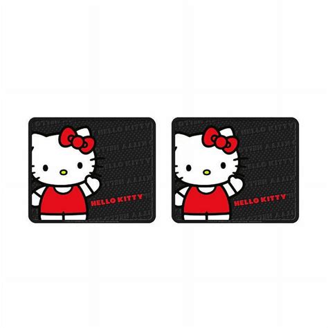 Brandclub - Hello Kitty, Car Truck Floor Mats- Black 2 Piece
