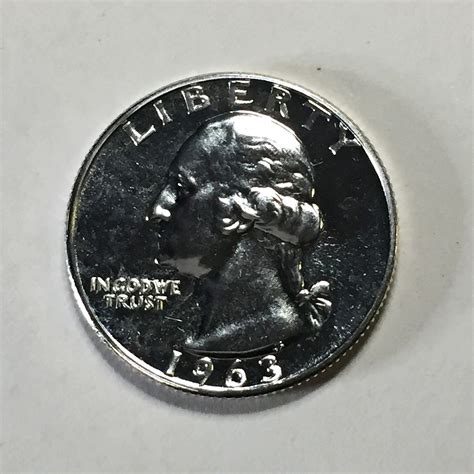 1963 Proof Silver Washington Quarter*Deep Cameo | Property Room