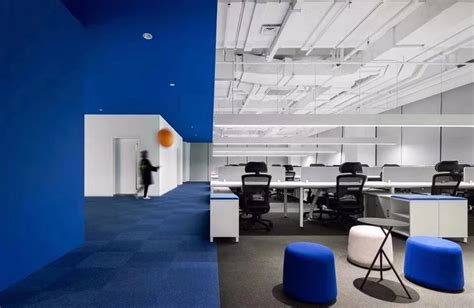 180平方科技公司办公室装修实景图_岚禾办公空间设计