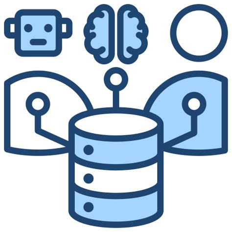 Big Data Icon Blue Line 的图像结果