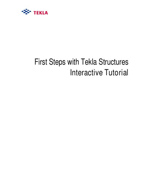 Image result for Tekla Tutorials Lesson 1
