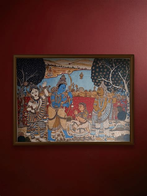 Ahilya Shapath Vimochan in Kalamkari Art | Home Decor